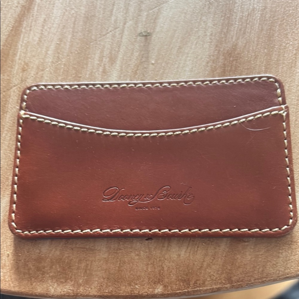 Brown Leather Card Holder